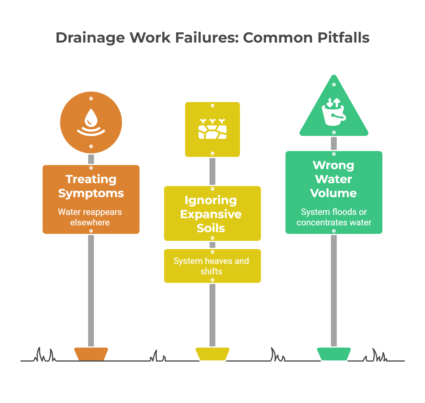 Drainage Work Failures: Common Pitfalls