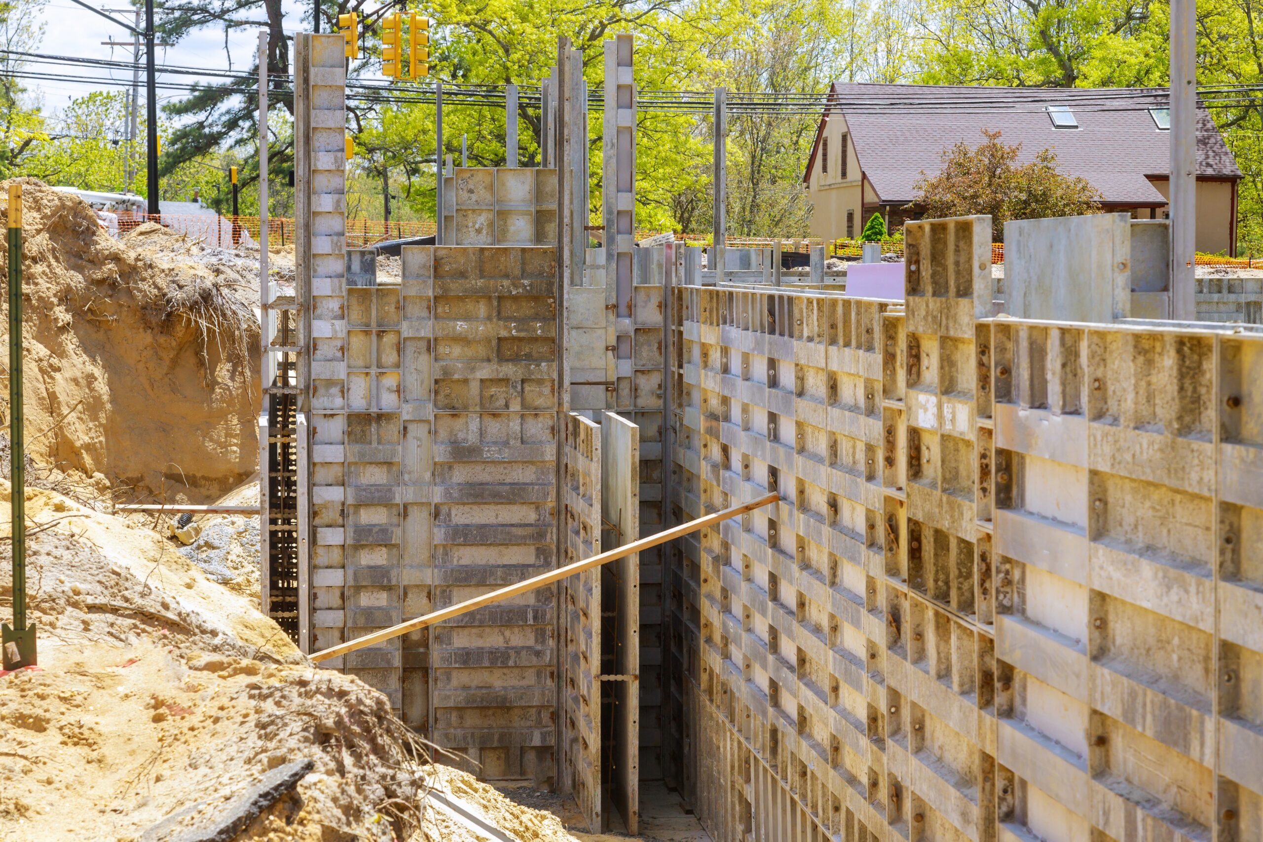 Temporary Retaining Walls for Excavation